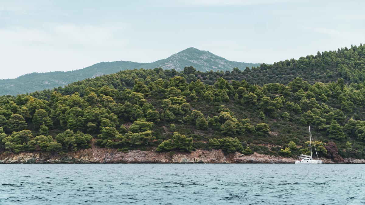 Sailing in Halkidiki