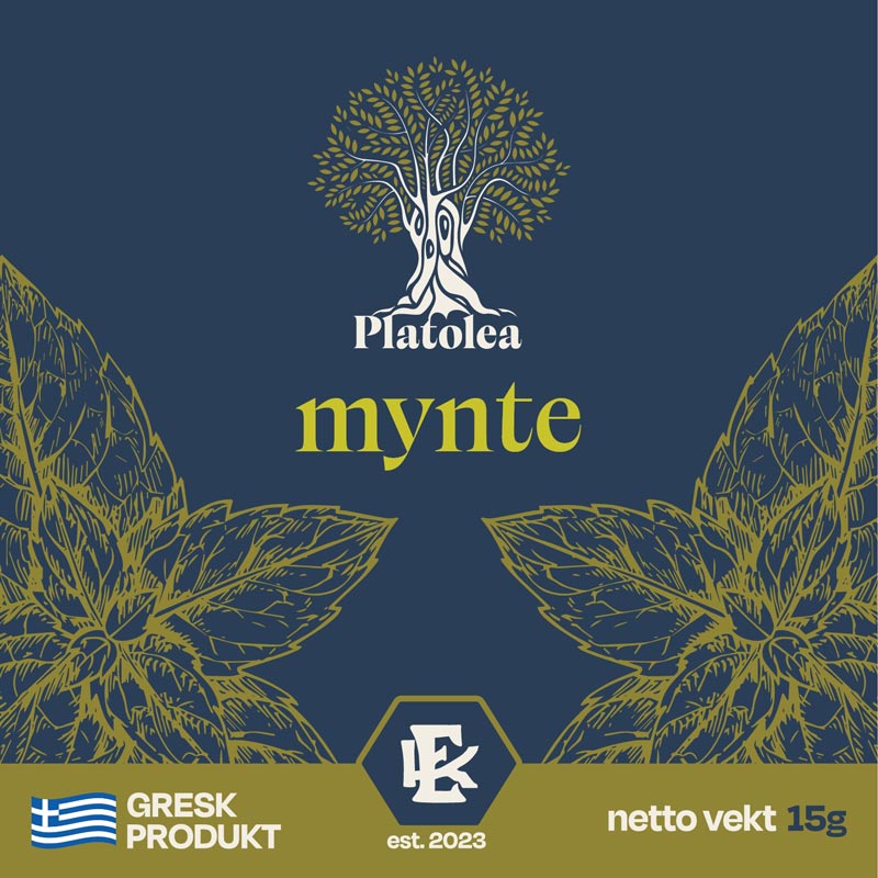 Platolea mint herb packaging