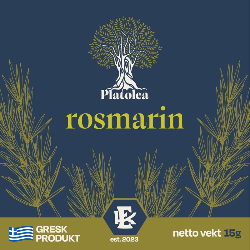 Platolea rosemary herb packaging