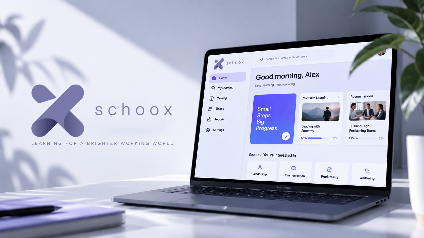 Schoox: Finding the pattern behind the interface