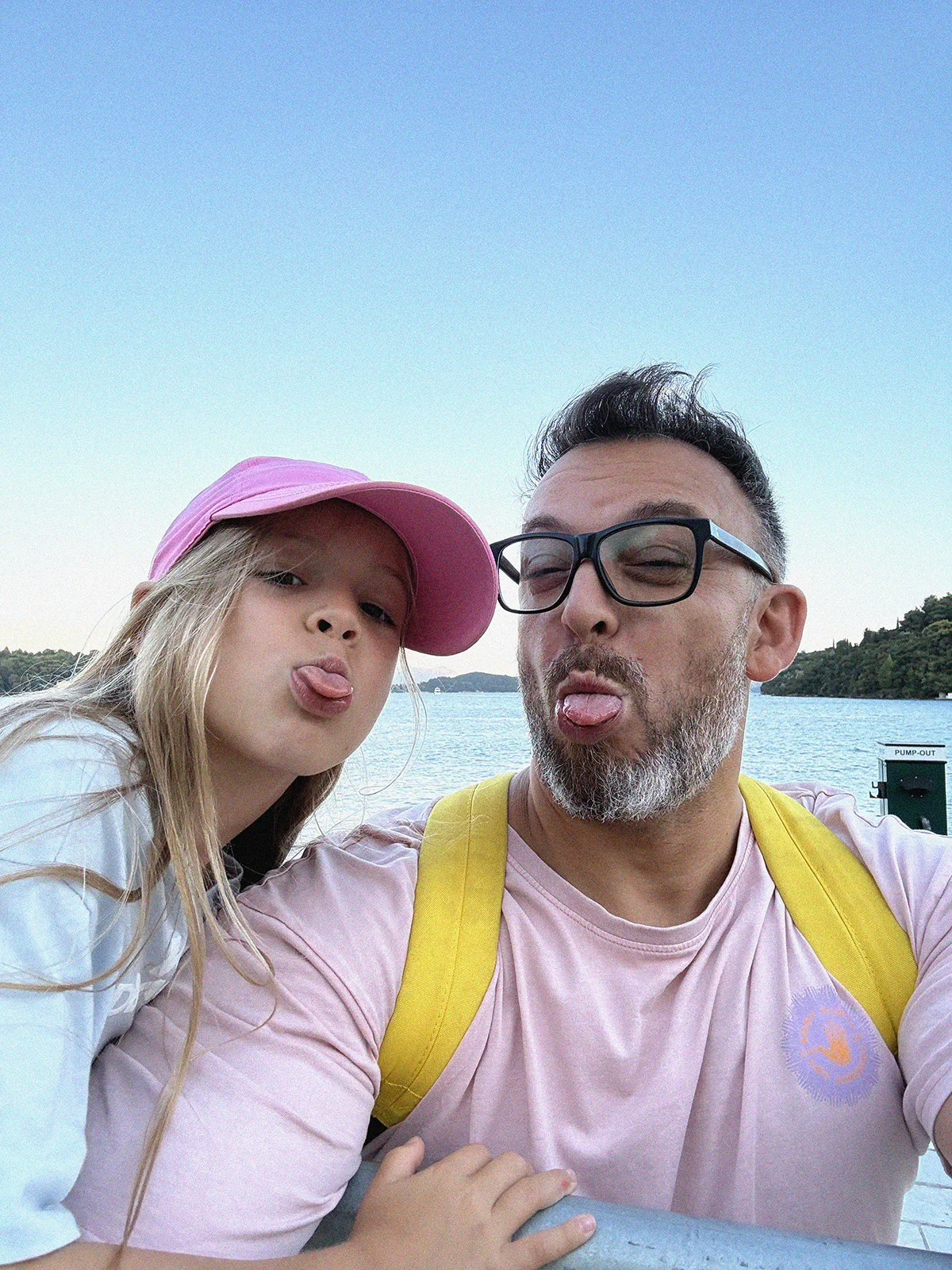 Paul & Melina being tourists.